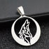 Collier Loup Hurlement (Acier)